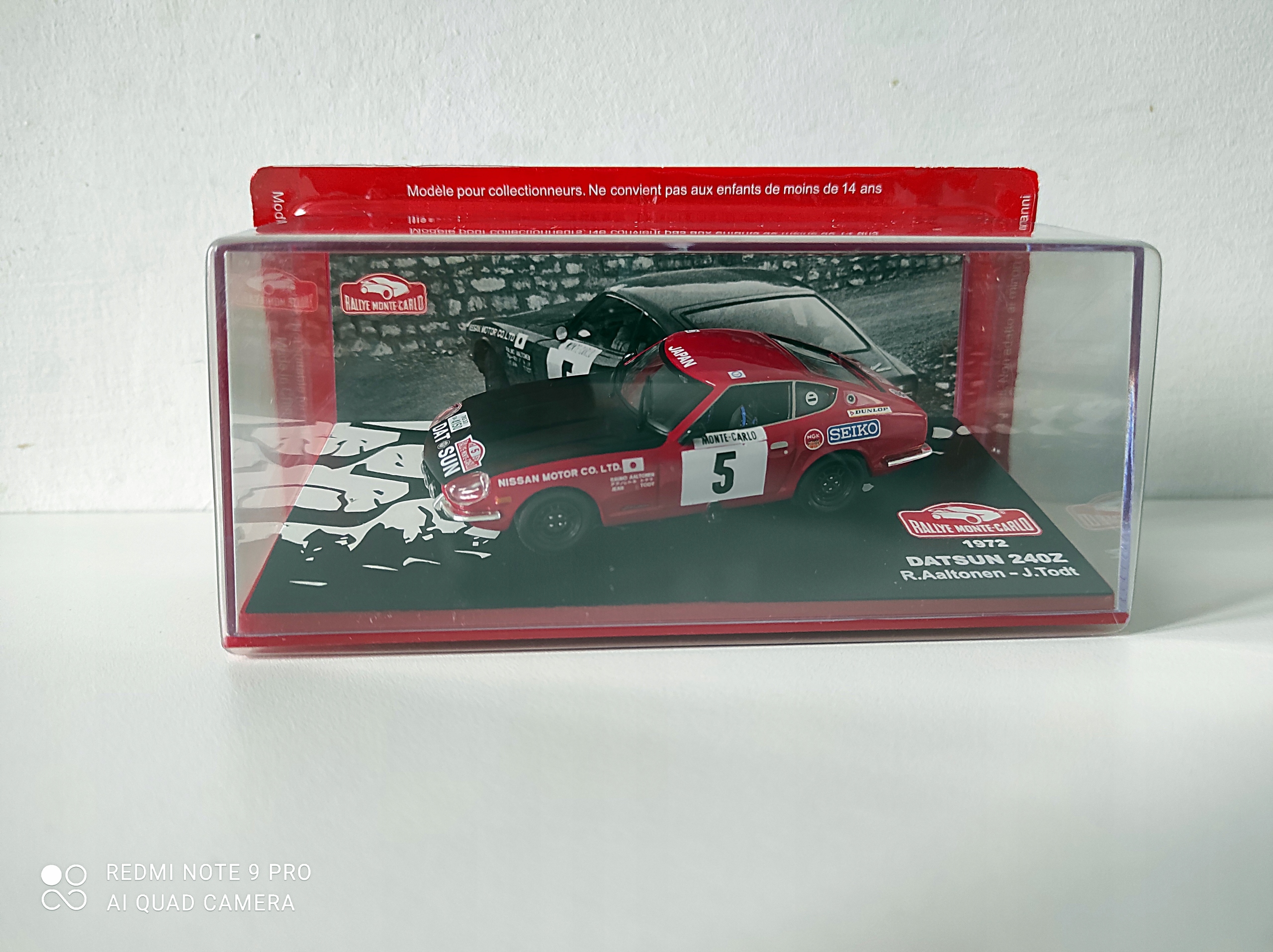Datsun 240Z Rally Monte Carlo 1972 R. Aaltonen J.Todt 1:43