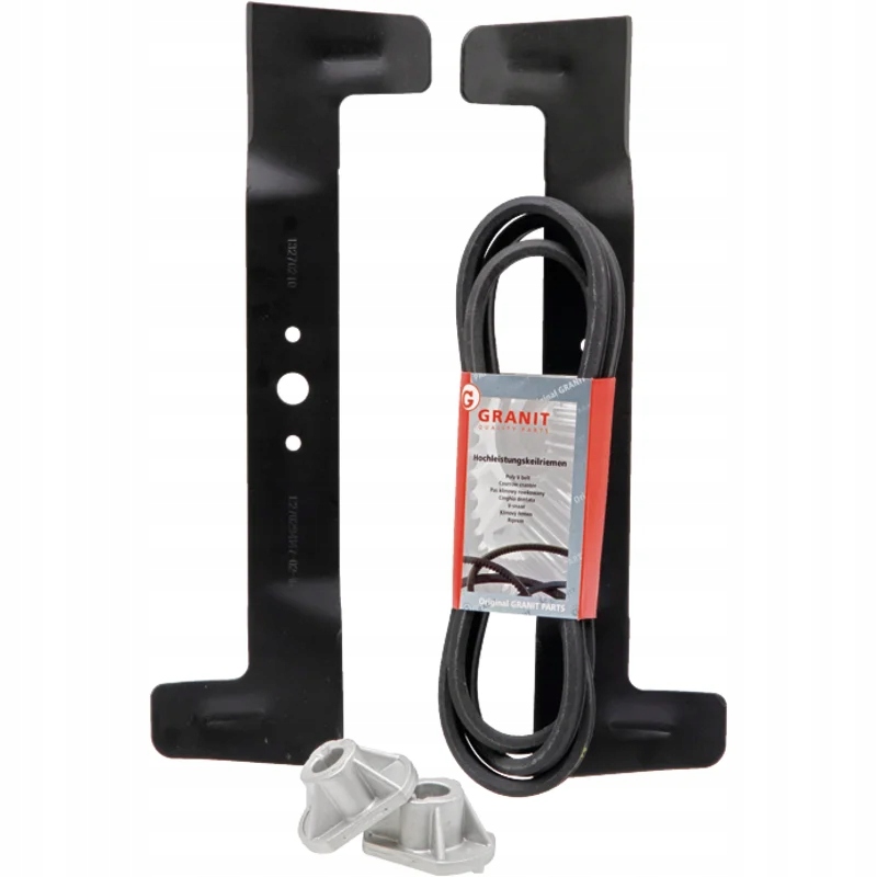 Sada na opravu traktoru 92 cm Stiga Alpina nože náboje a řemen komplet