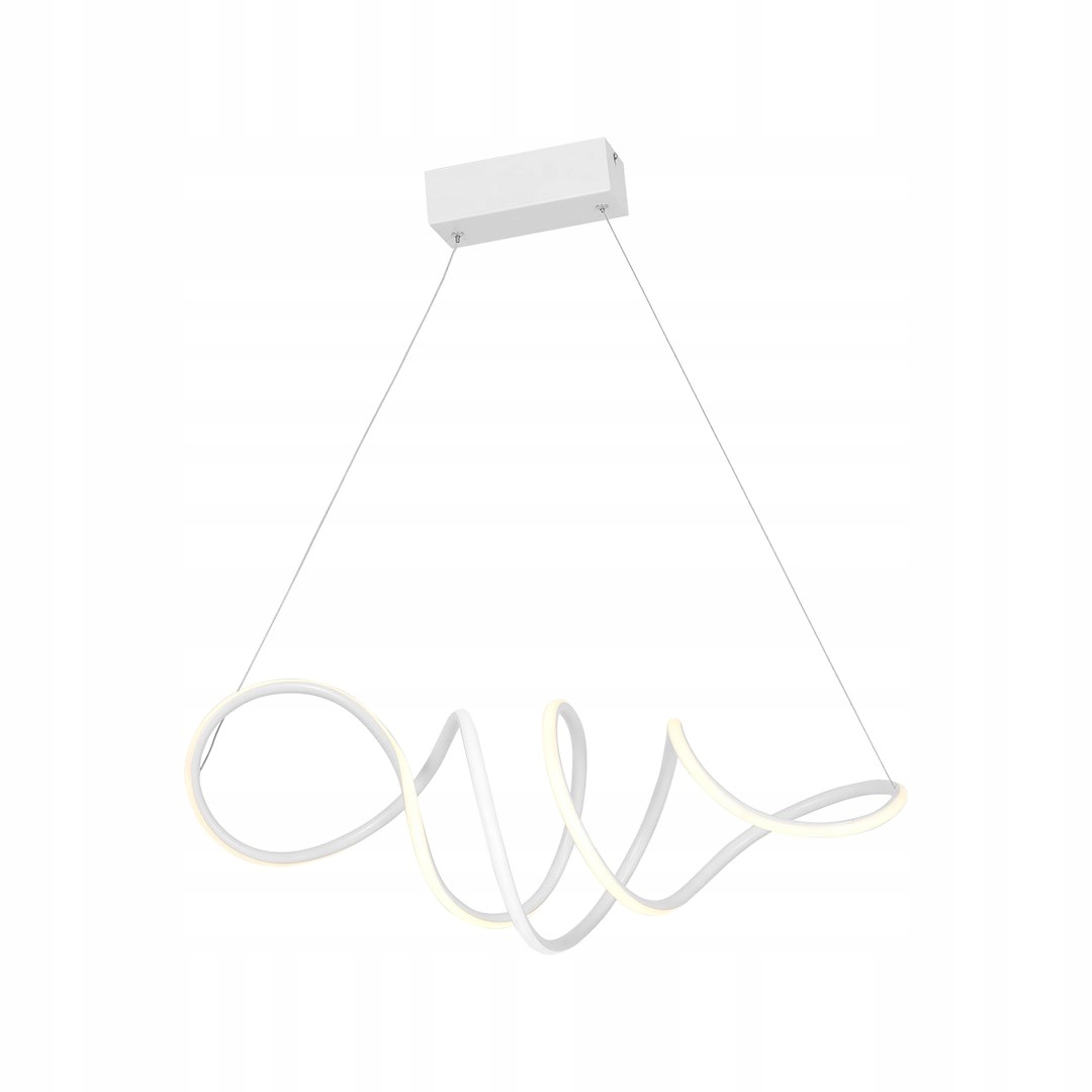 Moderná závesná lampa Milagro Loca Biela 56W Led Neutrálna 4000K IP20