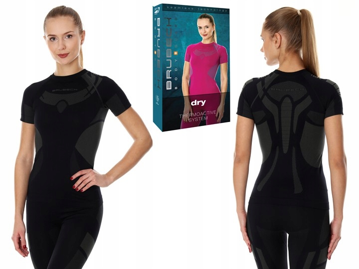 

Brubeck Dry damska koszulka Termoaktywna kr-ręk-M