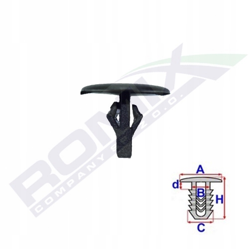 Zestaw montażowy pokrywy komory silnika Numer katalogowy części C70174