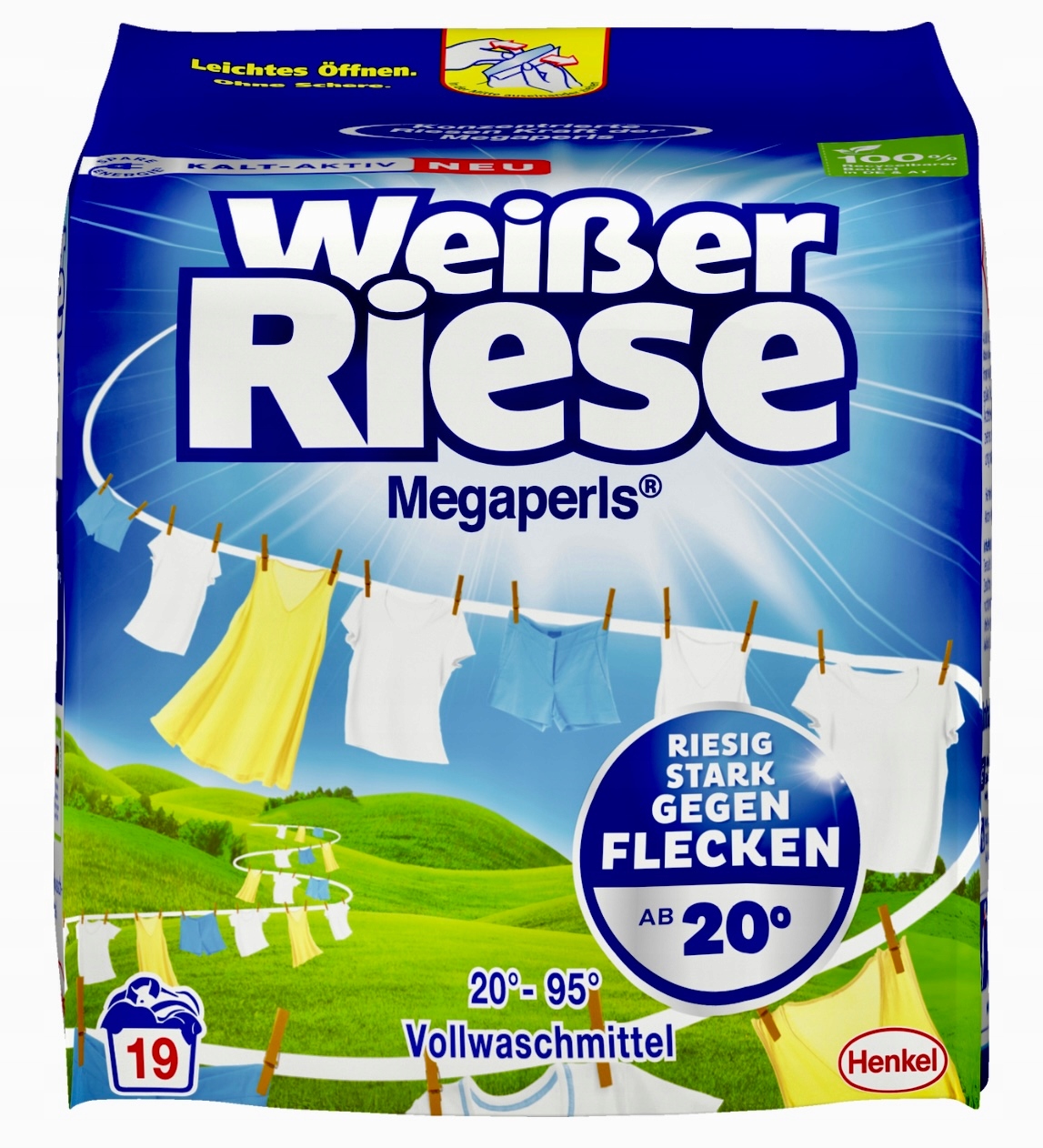 2x Weiser Riese Megaperls Prášek na praní 19 praní