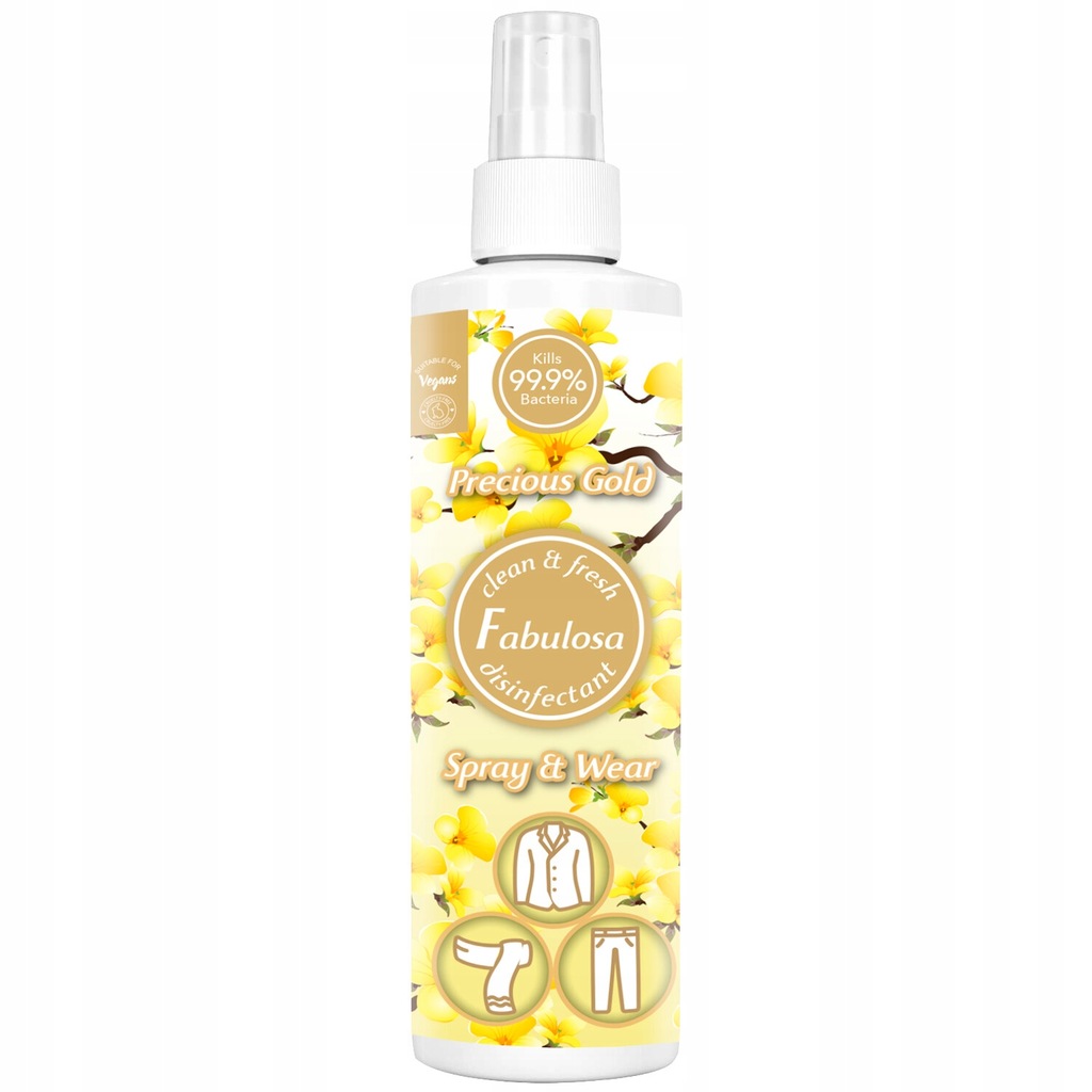 

Fabulosa Odświeżacz żelazko w sprayu Gold 250 ml
