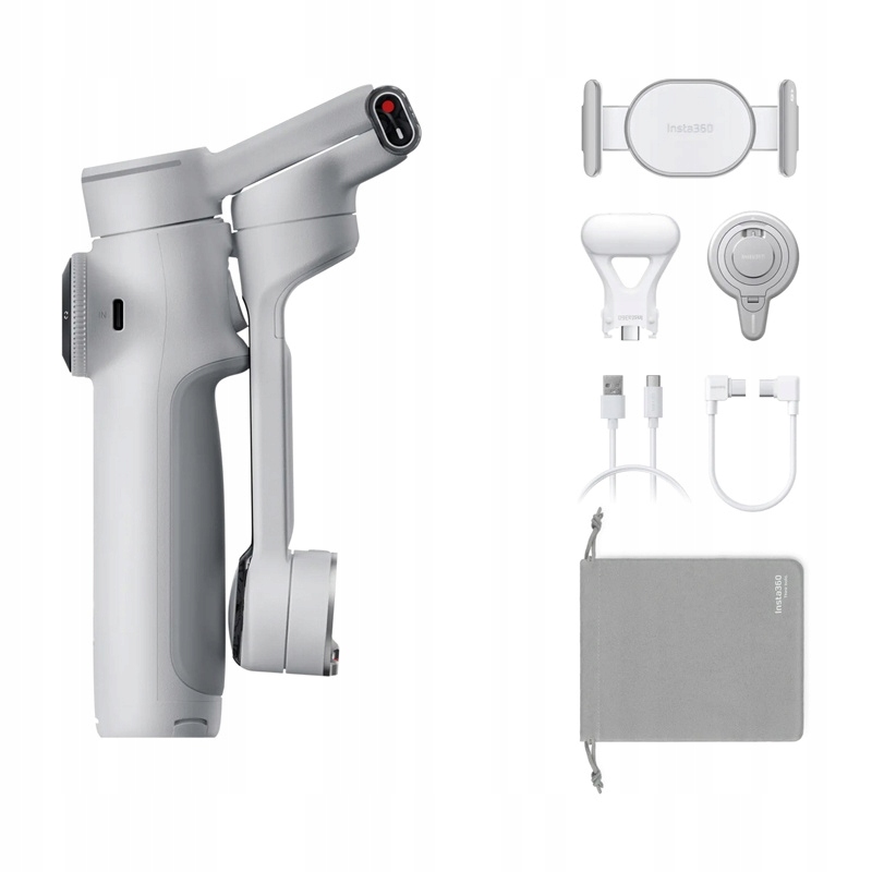 Gimbal Ruční Stabilizátor Insta360 Flow 2 Pro Creator Sada Šedá