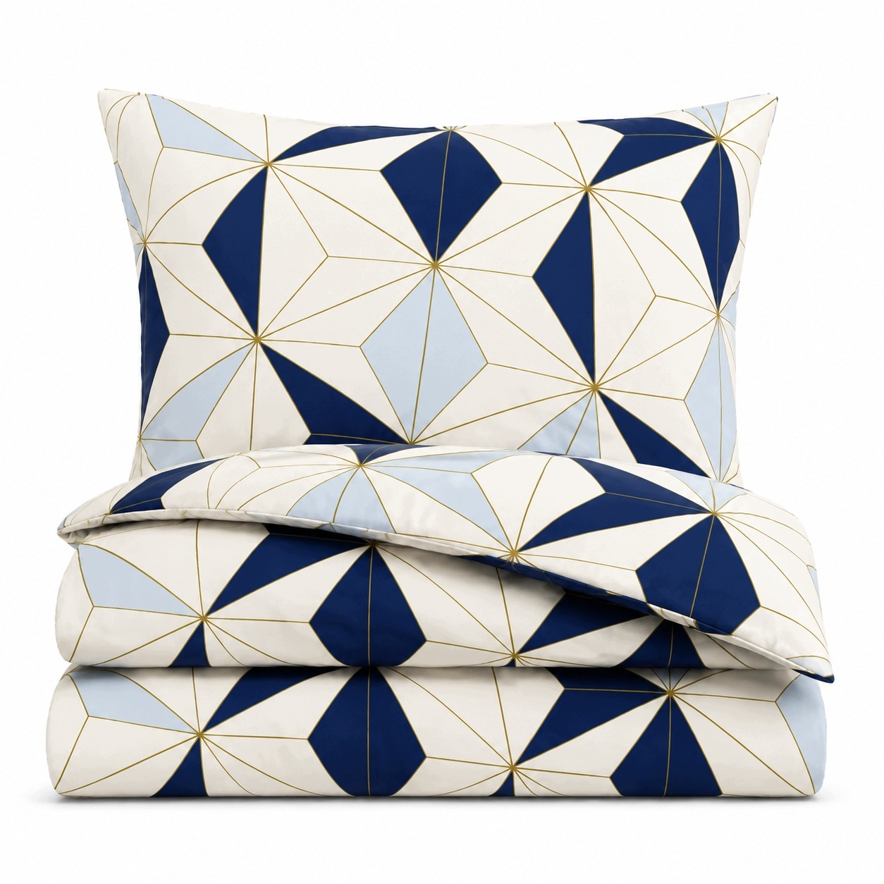 Povlečení Bavlněné 220x200 100% Bavlna Oeko-tex Geometrický vzor 37