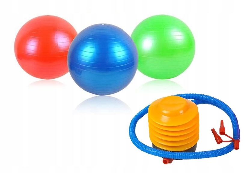 

Piłka Gimnastyczna 75cm Do Fitness Rodzenia Pompka