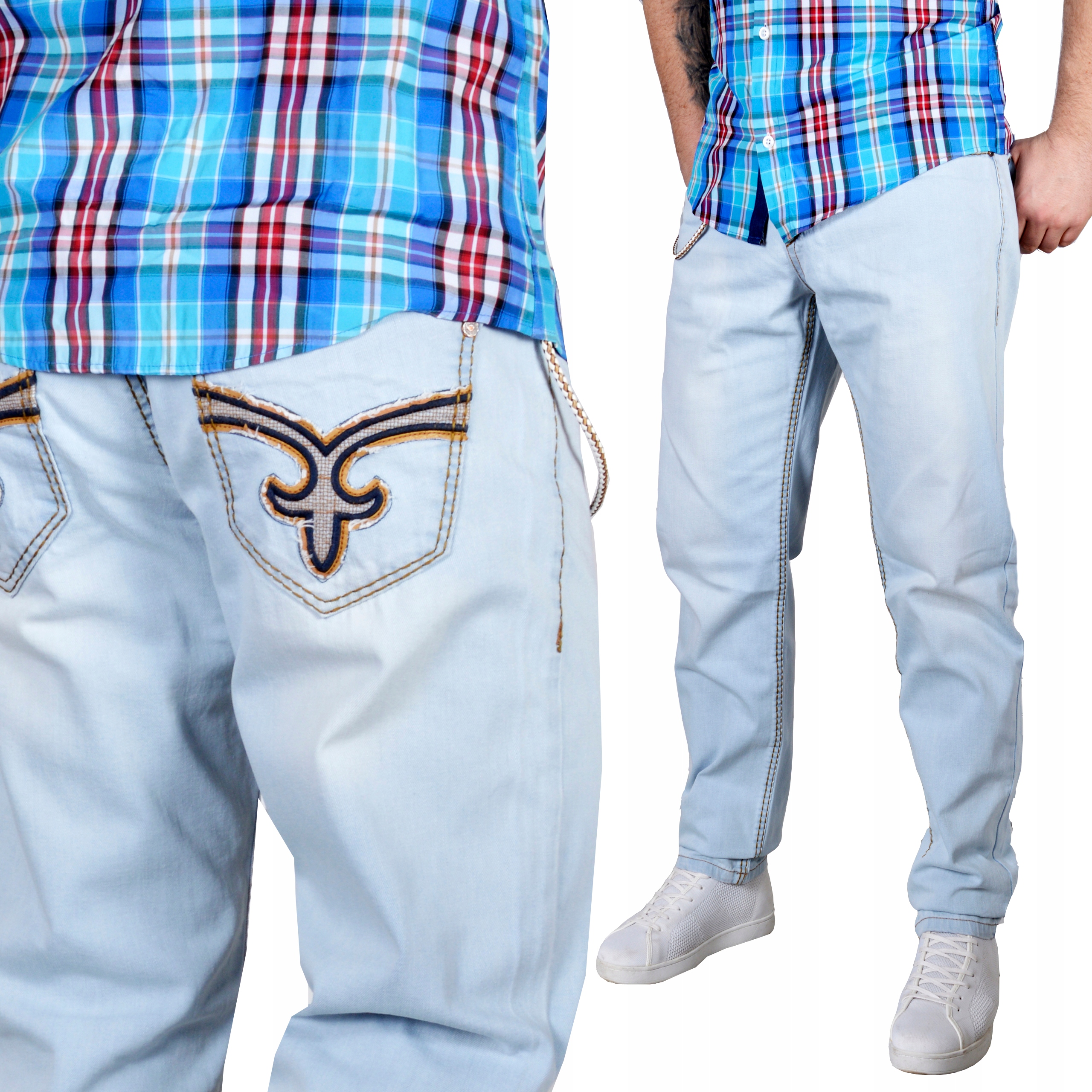 Džínové kalhoty Mondo Regular Light Denim