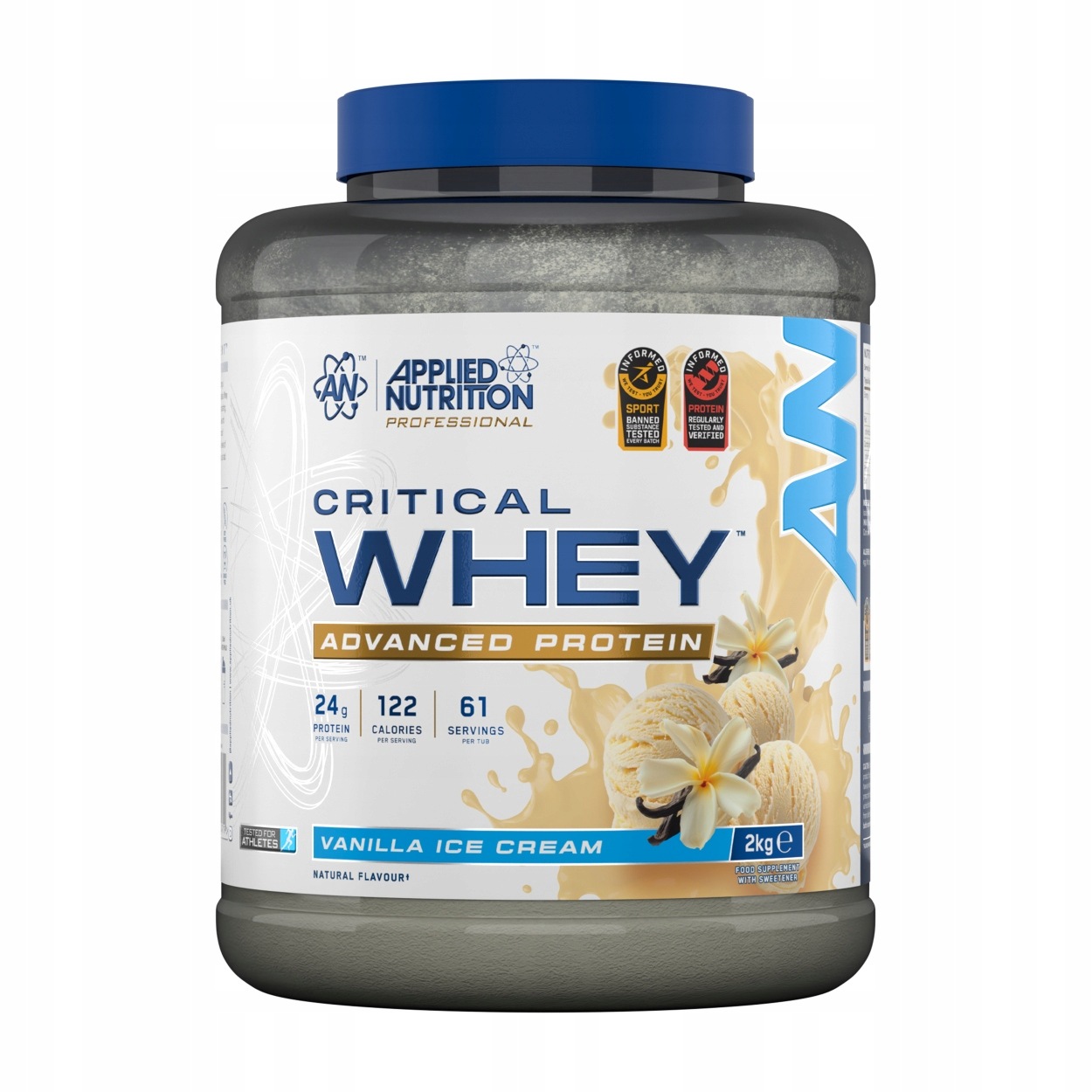 Applied Nutrition Critical Whey 2000 g Vanilla Ice Cream Protein