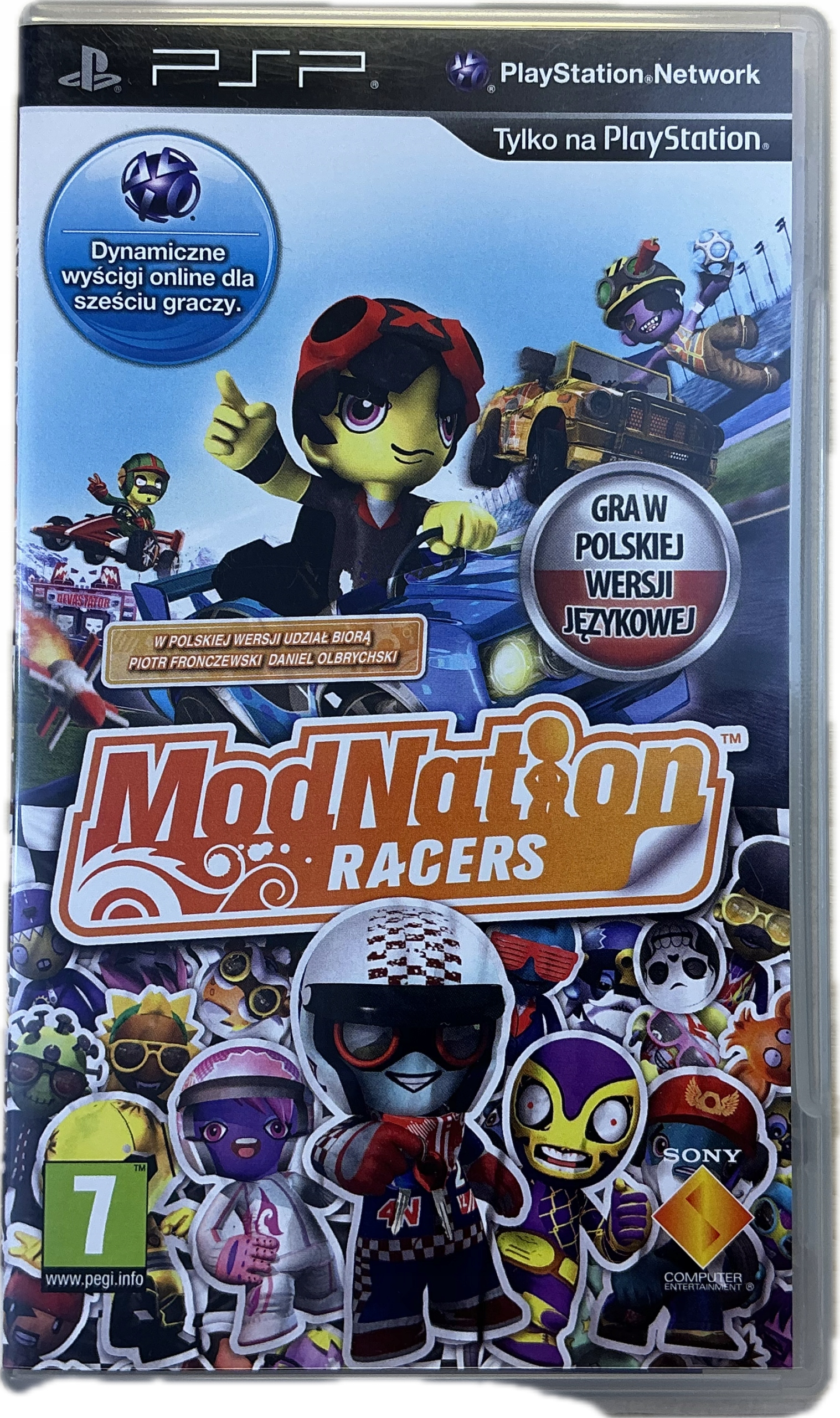 MODNATION RACERS MOD NATION płyta bdb+ komplet PREMIERA PL PSP