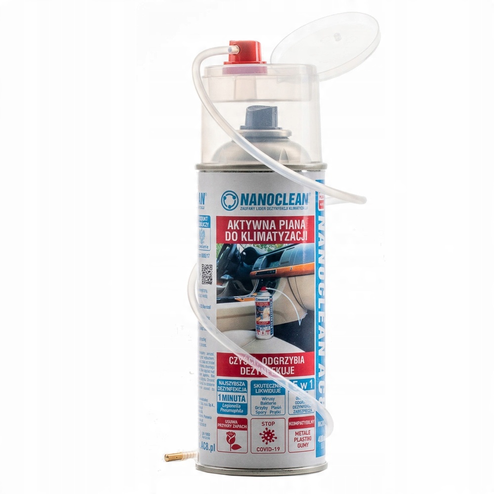 

Nanoclean AC8, biobójczy odgrzybiacz 5w1 Atest Pzh