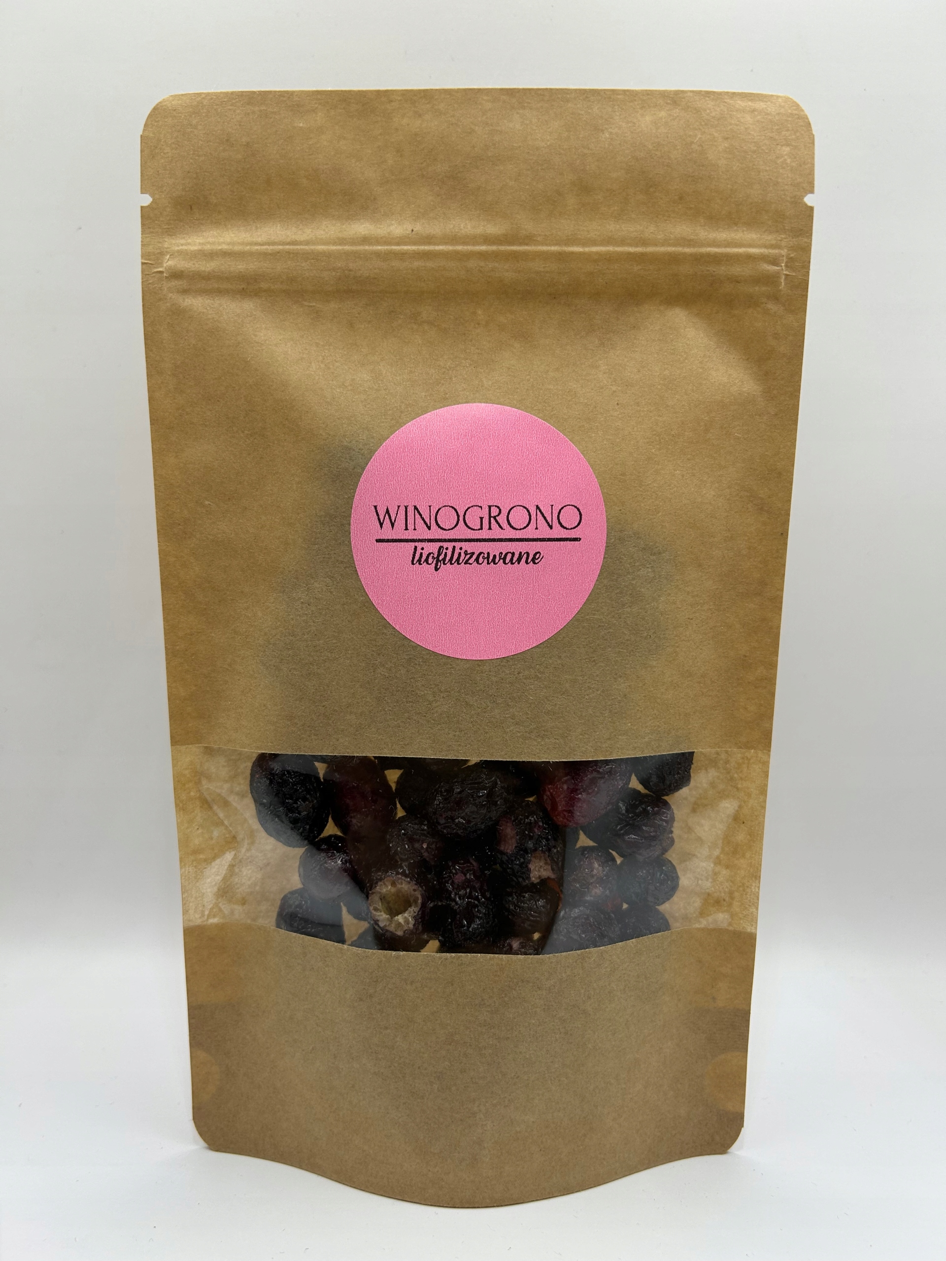 Hroznové Víno Lyofilizované 500 G Zdravé Křupavé Lyofilizované Ovoce Delifruits