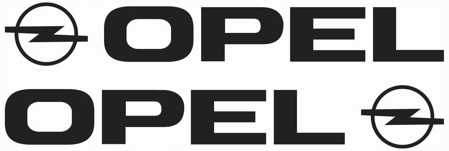 

Naklejki samoprzylepne Opel 45cm 2szt #2