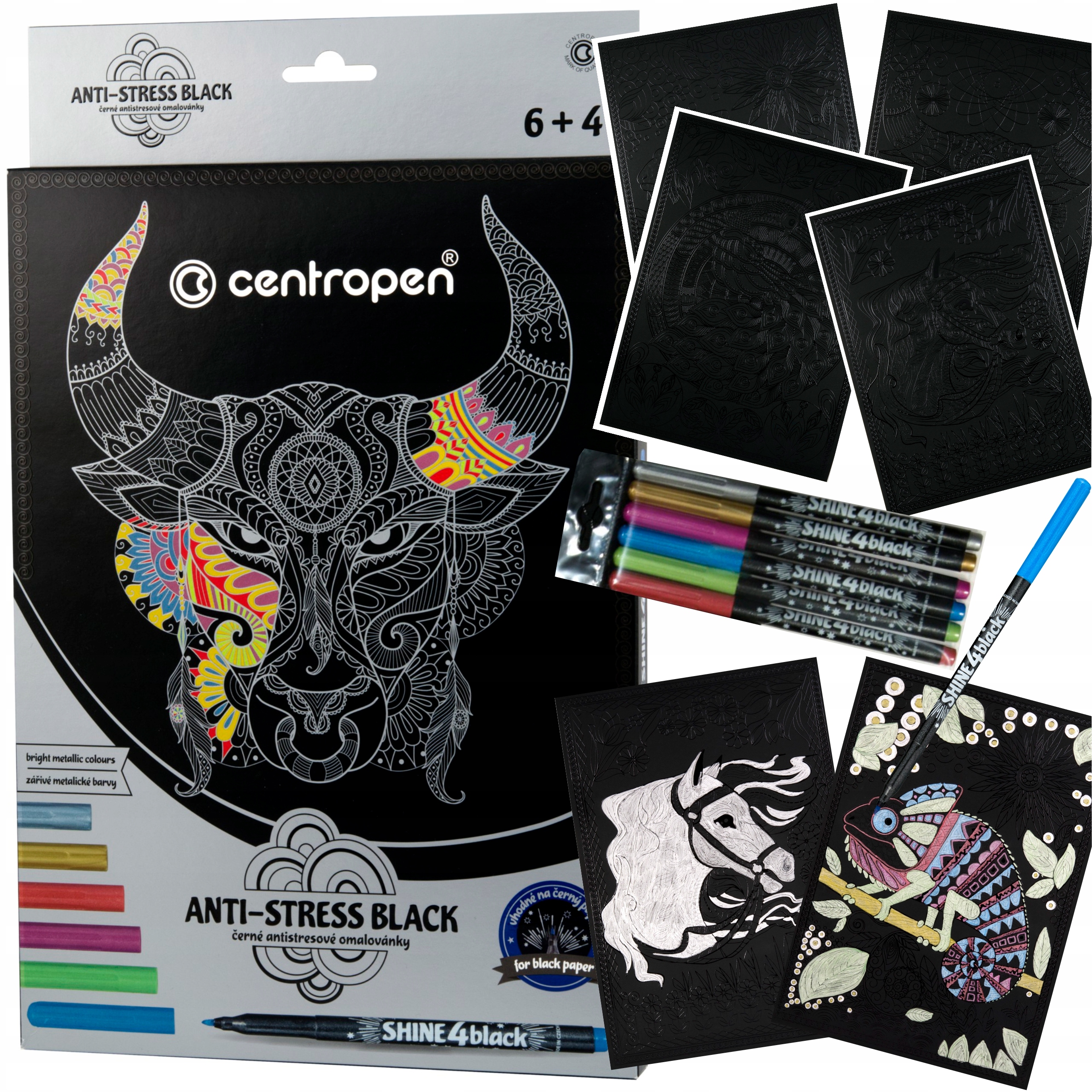 

Zestaw antystresowy Centropen Anti-stress Black