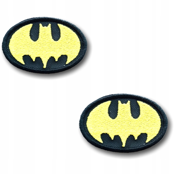 

2 szt Batman naszywka termo 60x40mm