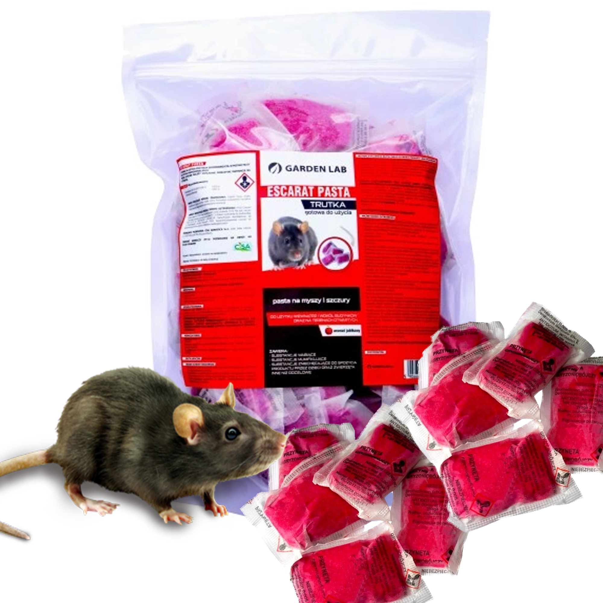 Silna Pasta Trutka Na Myszy Szczury Gryzonie 5 Kg