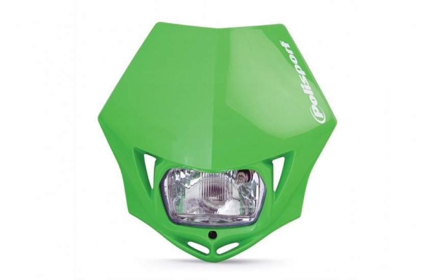 Polisport Propagácia Predná Lampa Model MMX (bežná Žiarovka) Farba Zelená