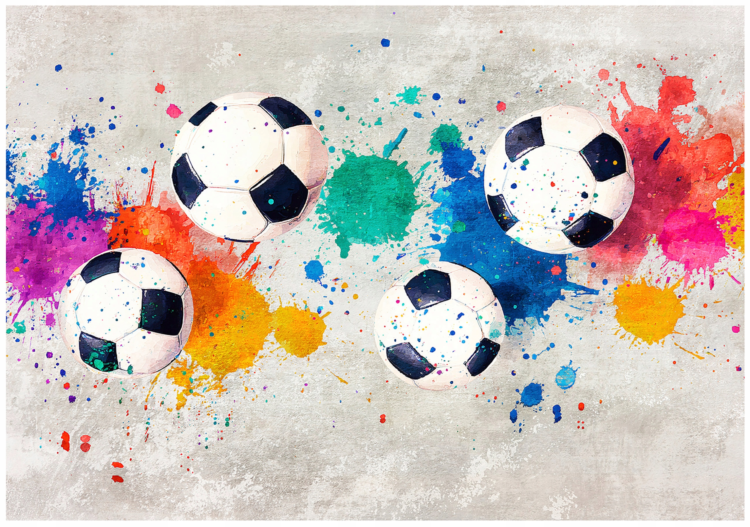 Fototapeta Pro Děti Chlapce Fotbal Sport Barevná Barva 254x184