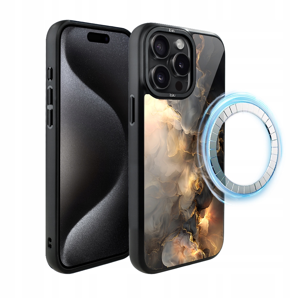 Matný Pouzdro Ibizu DropGuard pro iPhone 15 Pro s MagSafe, barva Stardust