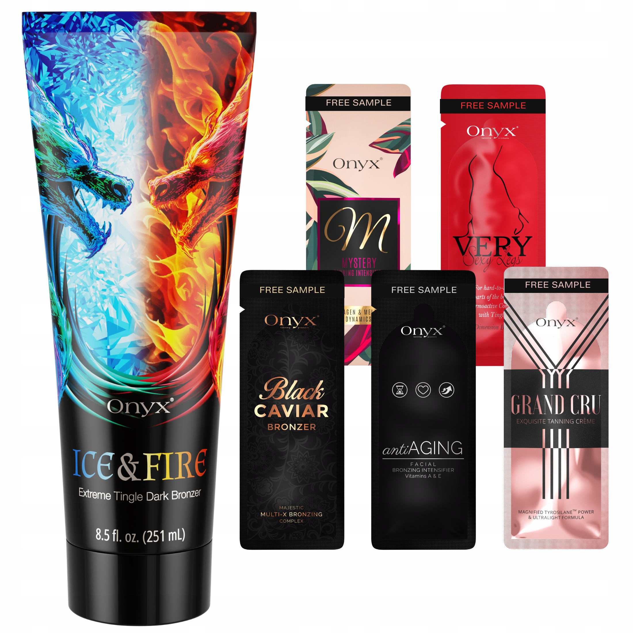 Ice & Fire Tingle bronzer s chladivým a brněním pro opalování vzorky