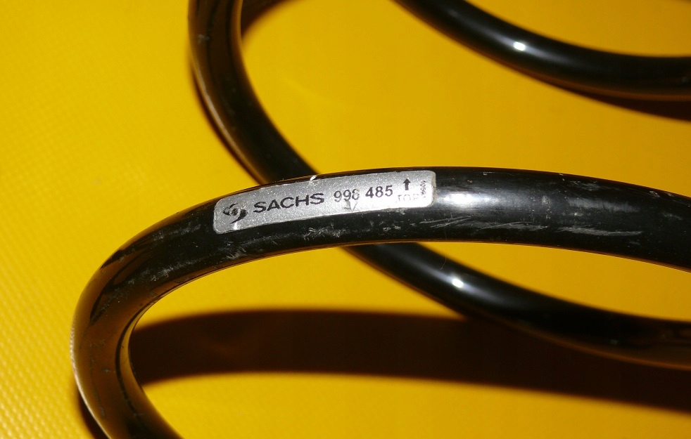 2 x spring springing front BMW X3 E83 2.0D 150KM M47N2 SACHS 998485