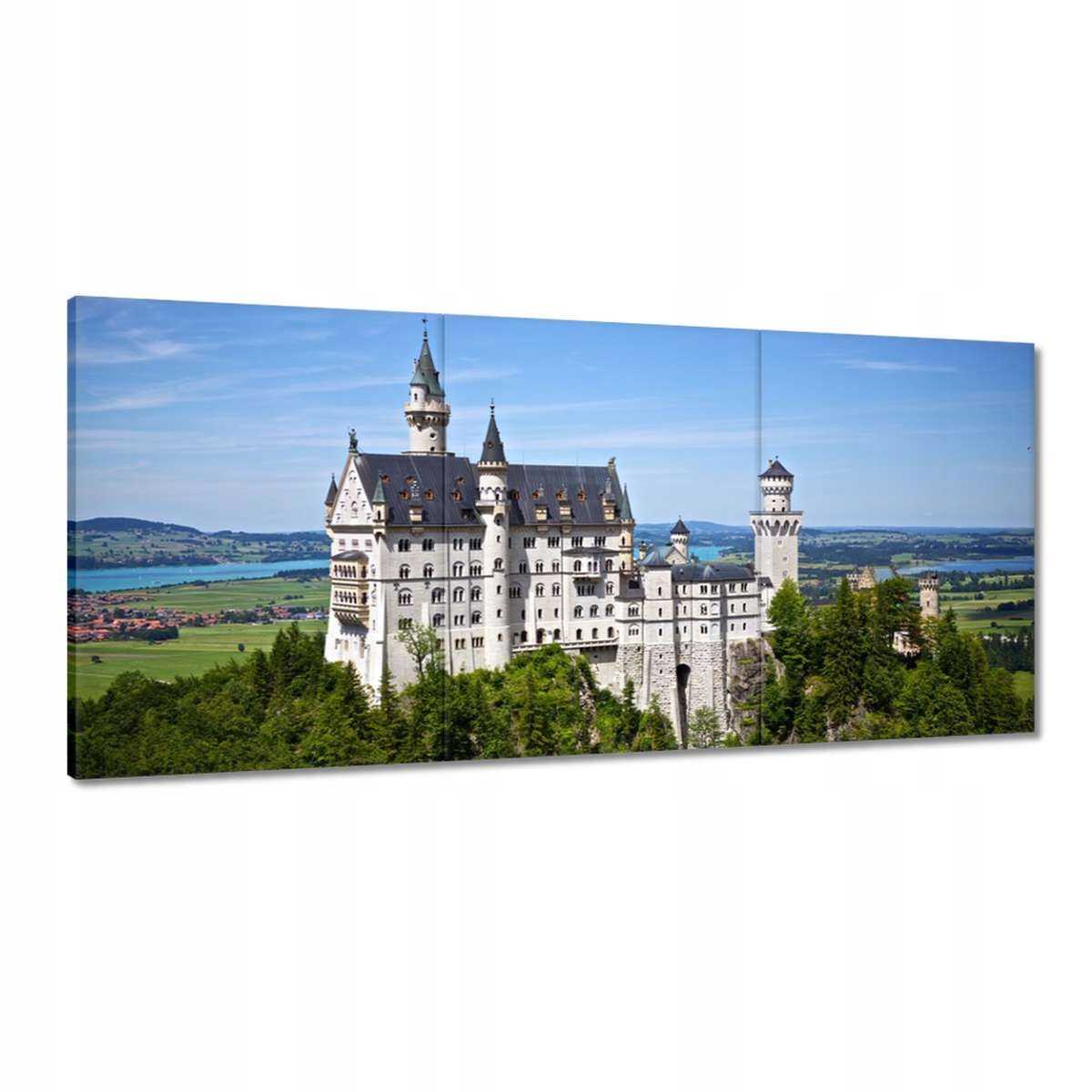 Obrazy 210x100 Zámok Neuschwanstein