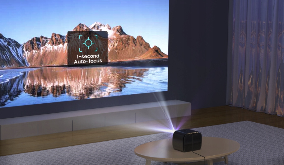 Projektor Rzutnik LED WiFi Android TV 11 4K FHD 500 ANSI Autofocus + Torba Żywotność lampy w trybie normalnym 60000 h