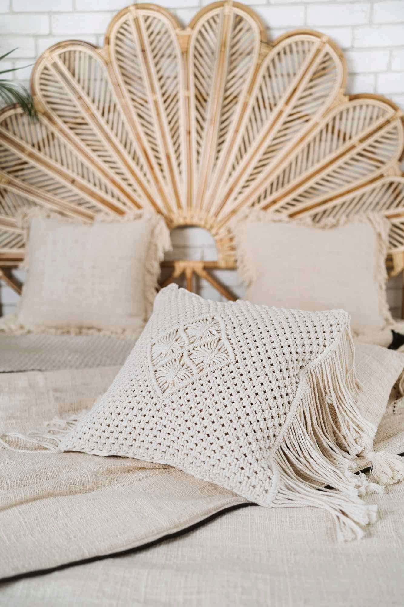 Dekorační povlečení Boho Pletené 40x40 Ribu