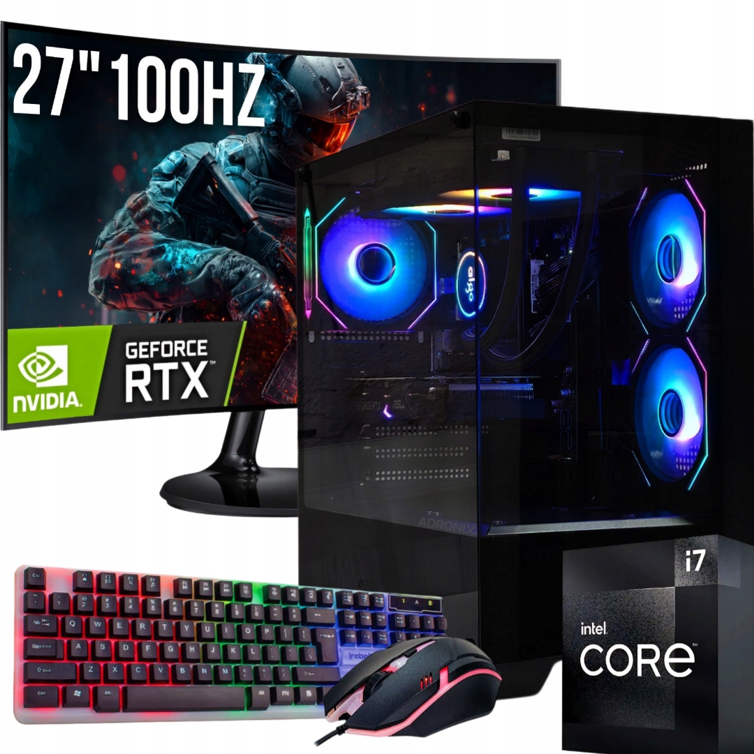 Herní Set Adronix Aion 27"100Hz |I7|RTX 5050|32GB|1TB|WIN11PRO