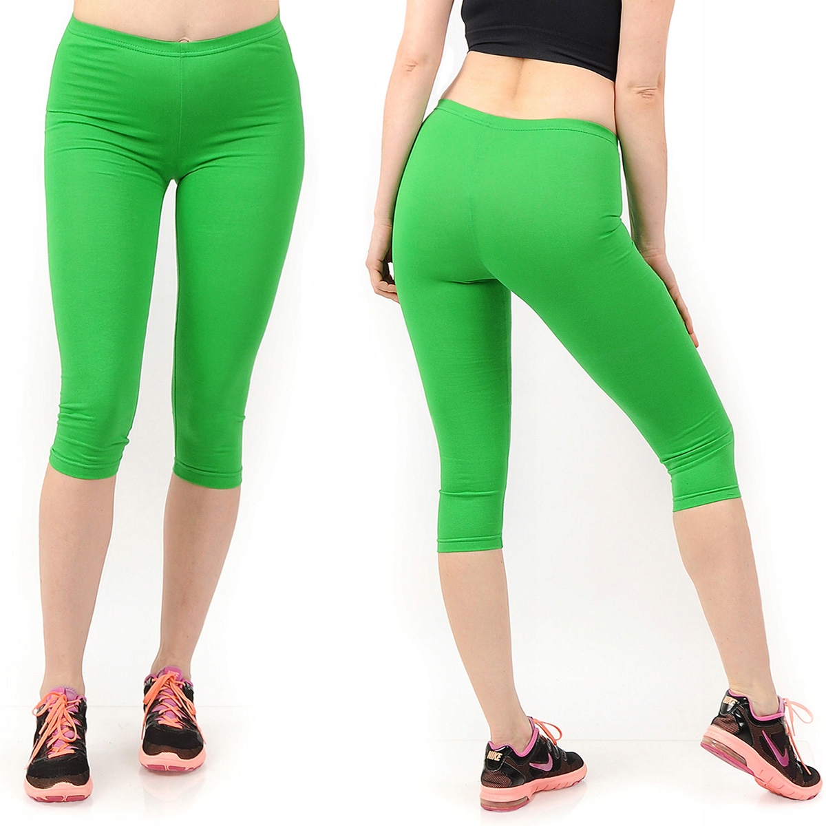

Legginsy 3/4 Bawełna Getry Polskie Zielone 5XL