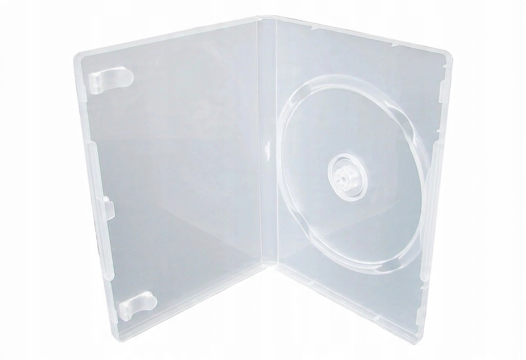 

Pudełka na 1 x DVD 14mm Clear Ue 50 szt Jak Amaray