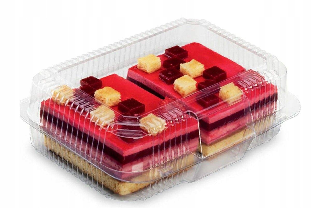 

Pojemniki plastikowe ciasto ślub wesele pet 50szt