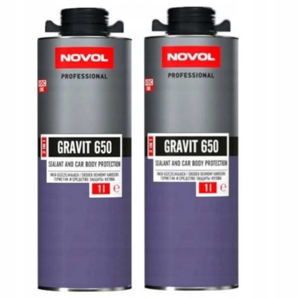 

Novol Gravit 650 Masa Środek Ochrony 2w1 Czarny 2L