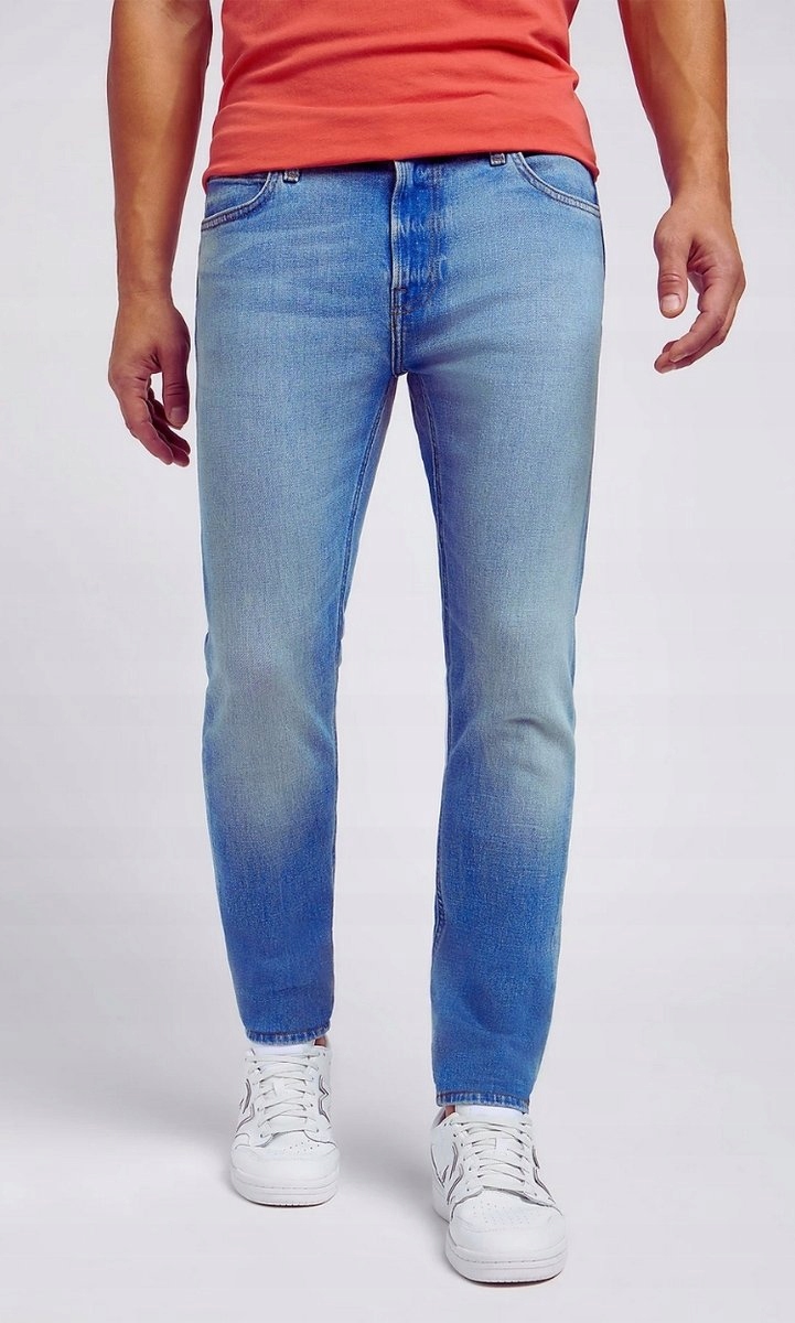 Pánské džíny Lee Malone Skinny W31 L32 Alpine Blue 112355912 Rurki