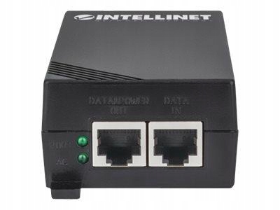 Intellinet Adapter zasilacz PoE+ Ieee 802.3af 1 port RJ45 Gigabit 30W