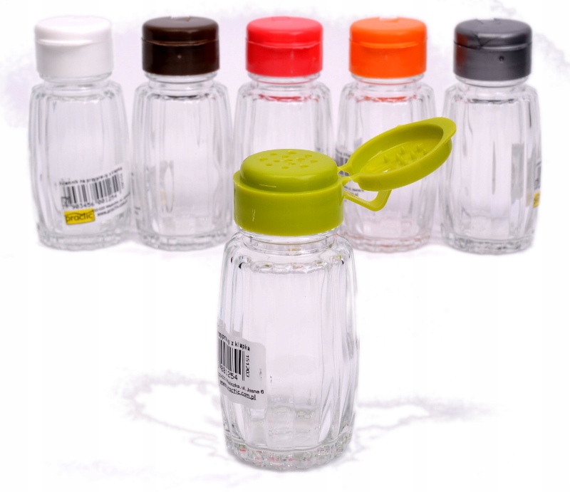 

Pojemnik przyprawy szklany solniczka pieprzniczka