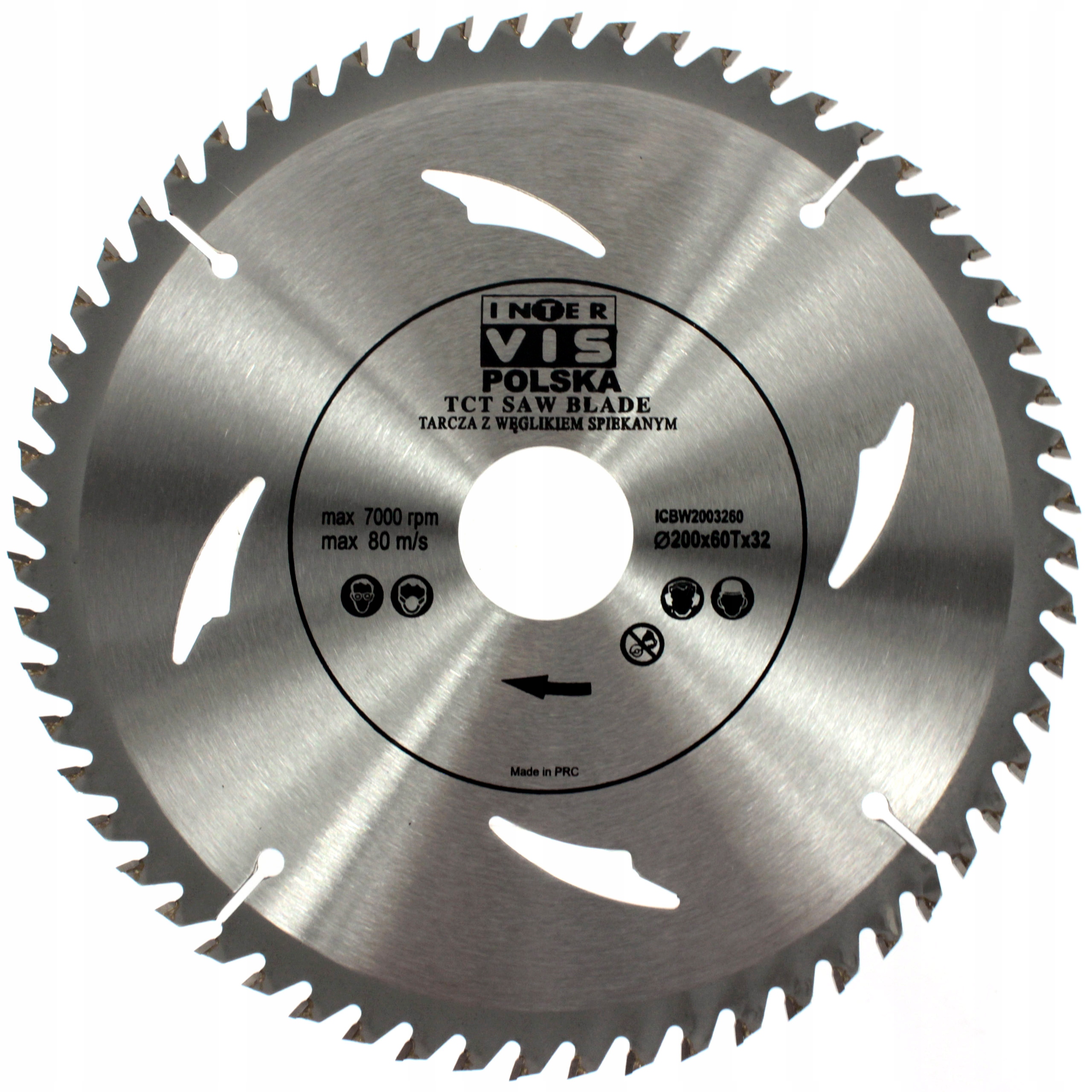 TARCZA PIŁA DO DREWNA WIDIA 200 / 32 T60 INTER