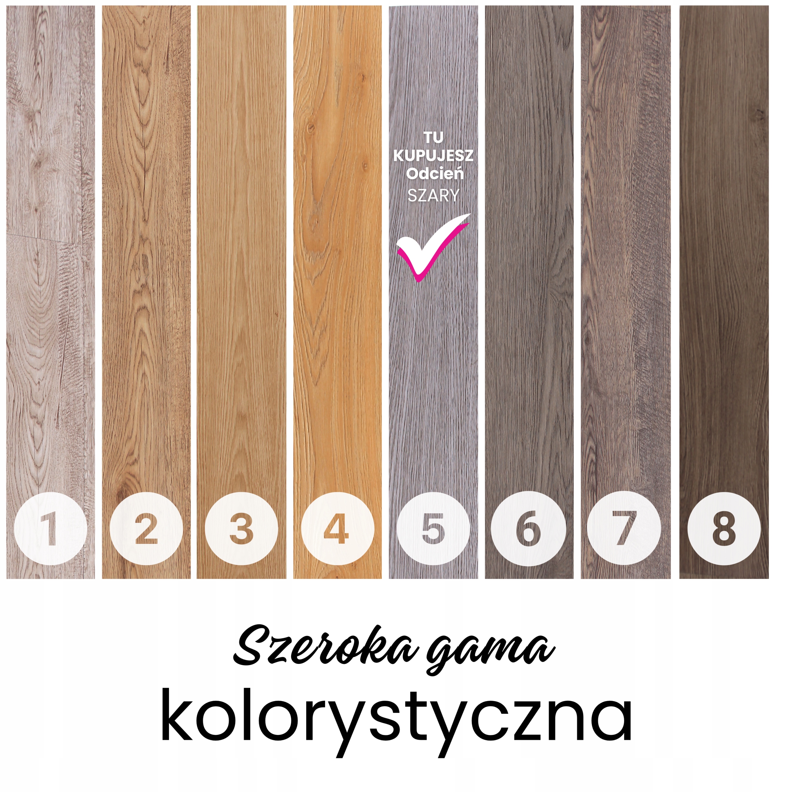 Panele Winylowe SZARY Dąb 5 m² BoHome Samoprzylepne Deski Podłogowe Drew 3D Rodzaj panele winylowe