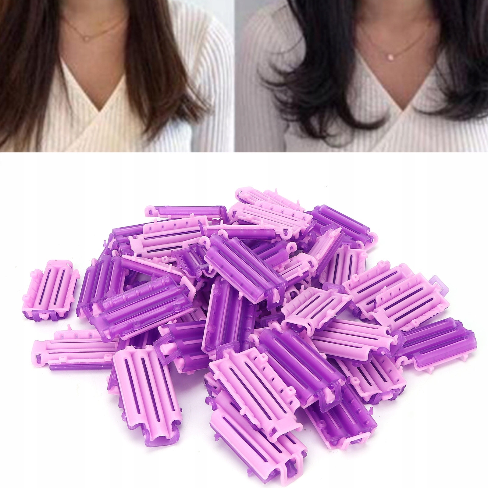 WAŁKI UNOSZĄCE WŁOSY U NASADY 45 SZT SPINKA KLIP Rodzaj wałki