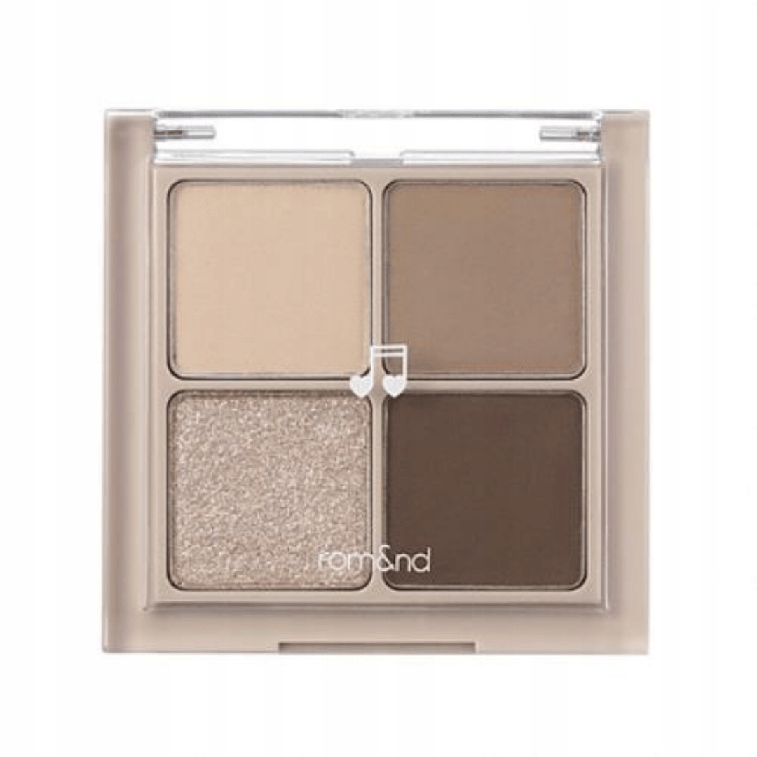 rom&nd Better Than Eyes M02. Dry BuckWheat flower, 7 g paleta očních stínů