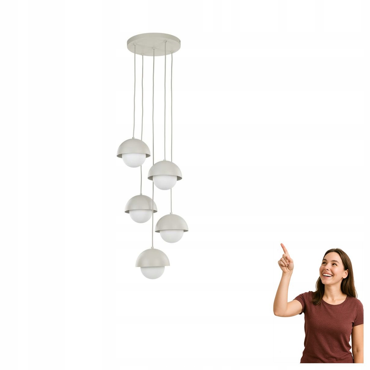 Závesná lampa Bono Beige 10214 Tk Lighting