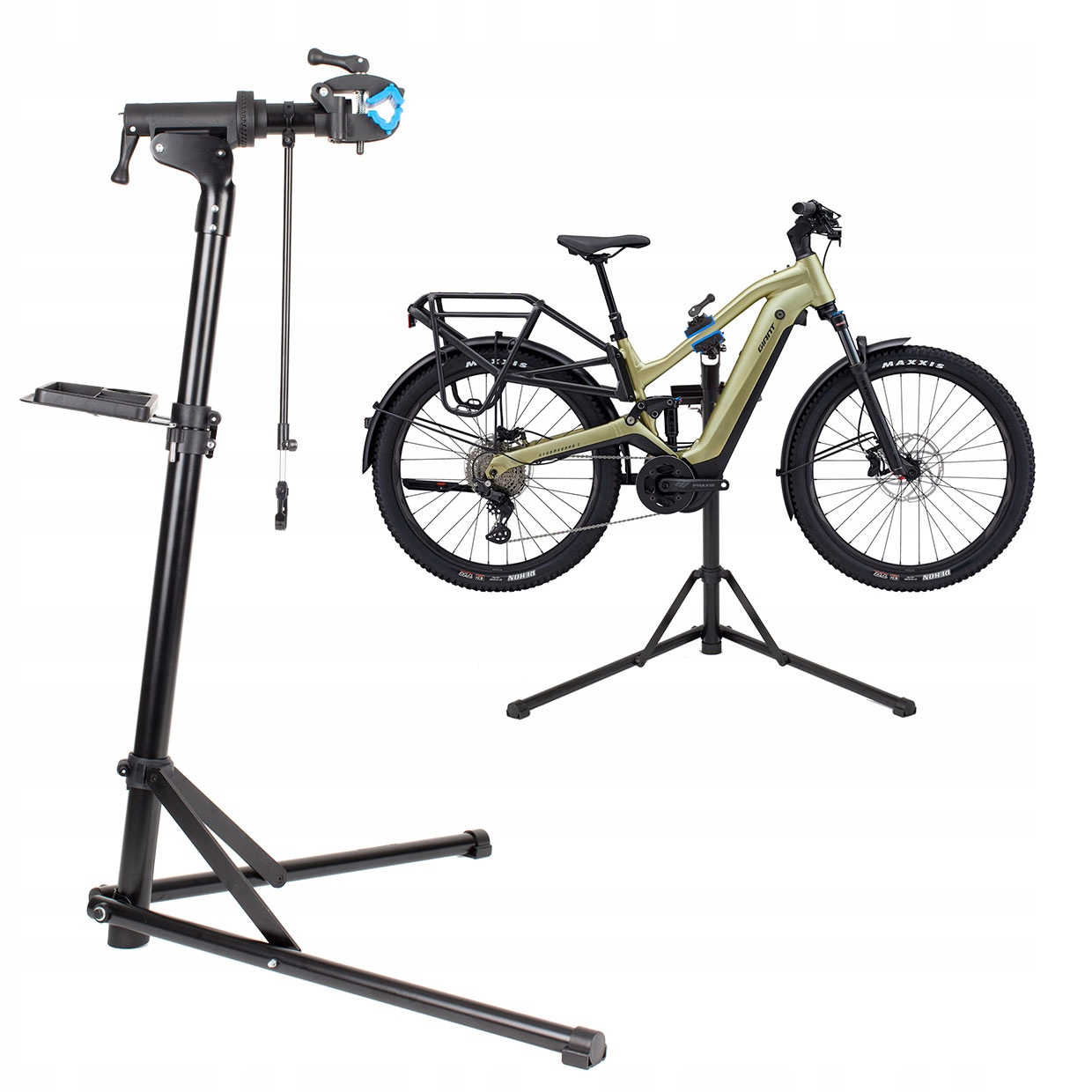 Stojak serwisowy montażowy do rowerów elektryczny Do 50kg rowerowy na rower