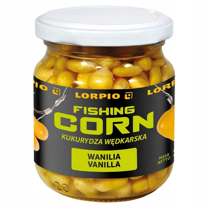 Kukurydza wędkarska Lorpio w zalewie Wanilia 125g
