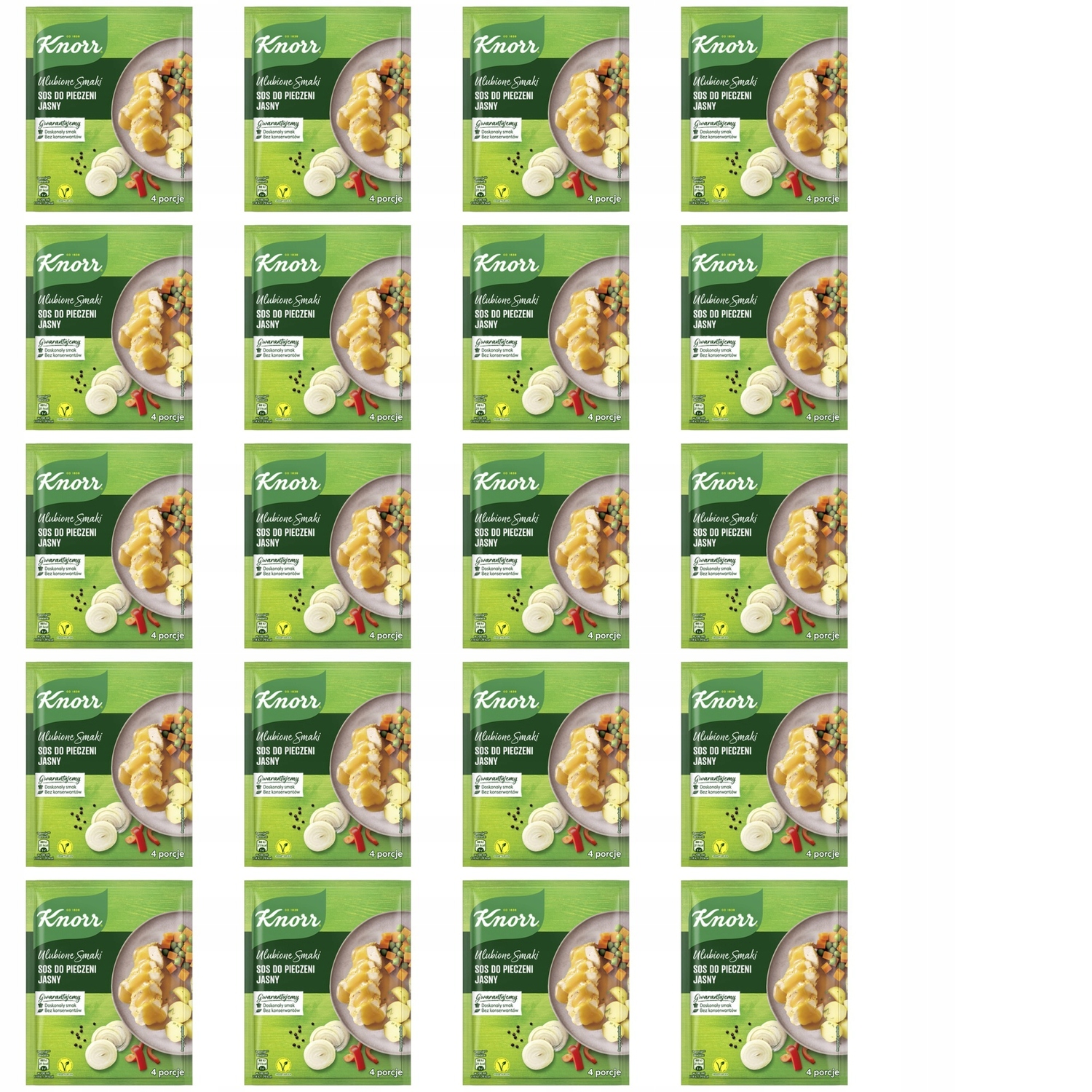 20x 25g Knorr ulubione smaki sos do pieczeni jasny