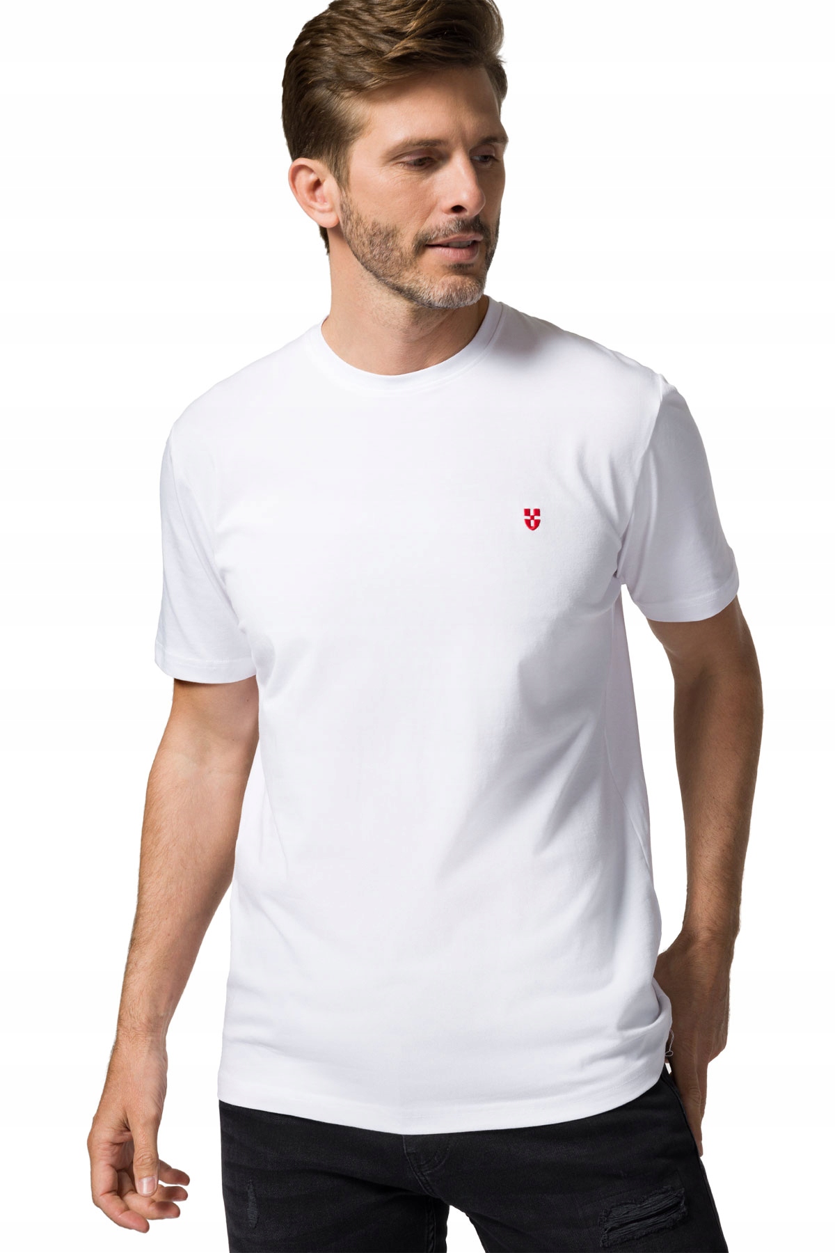 

Koszulka T-shirt Biała Nadruk Próchnik PM3 M