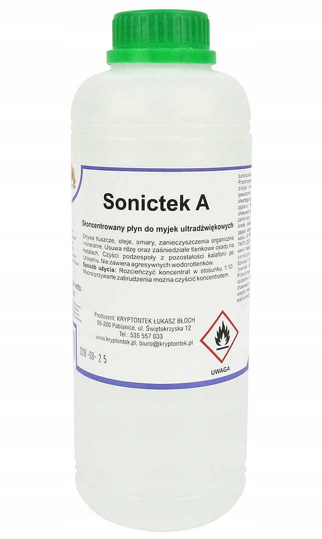 

Koncentrat Do Myjki Ultradzwiękowej 1L Sonictek A