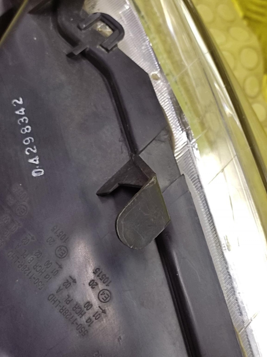 PEUGEOT 307 REFLEKTOR light right front