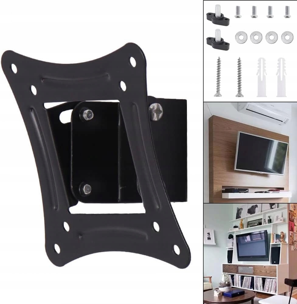 UCHWYT DO TELEWIZORA LCD LED WIESZAK MOCNY ŚCIENNY