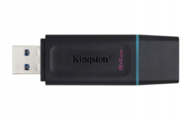 Kingston 64GB USB3.2 Gen 1 DataTraveler Exodia (Black + Teal) — 3