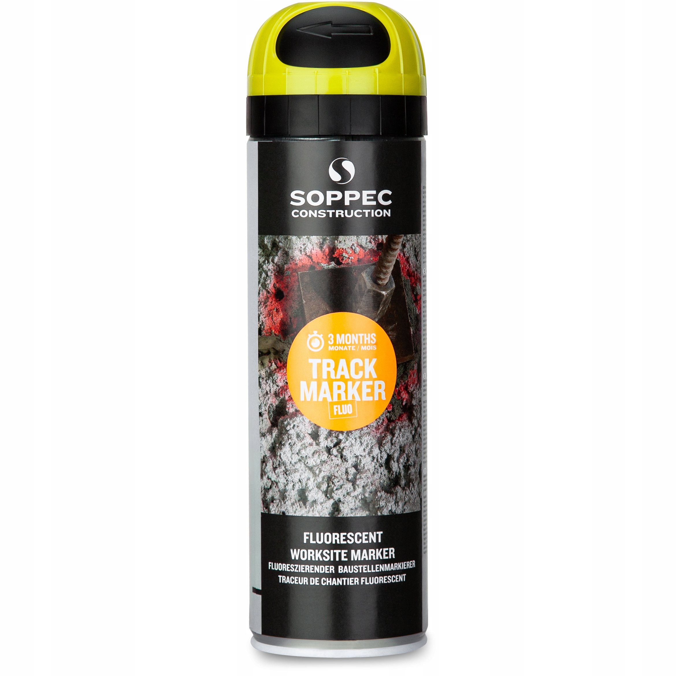 

Soppec Track Marker Farba Geodezyjna Spray Żółta