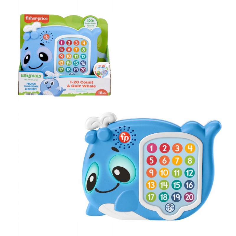 

Fisher Price Linkimals Interaktywny Wieloryb HJR69
